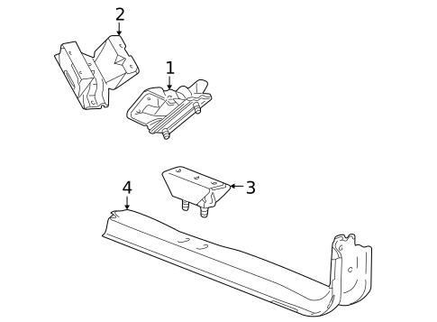 Engine & Trans Mounting for 2002 Ford Excursion #0