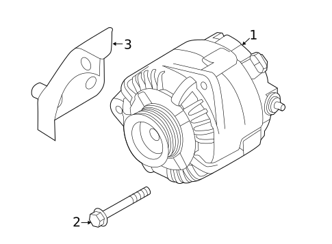 Alternator for 2019 Nissan Rogue #0