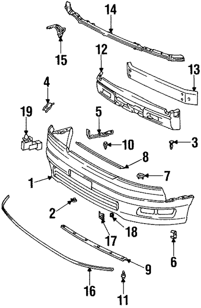 5211950923 - : Bumper Cover for Lexus Image