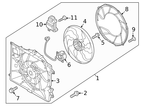 Cooling Fan for 2015 Hyundai Genesis #0