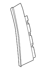 80A839901A5FQ - Body: Applique for Audi: Q5, Q5 PHEV, Q5 Sportback, SQ5, SQ5 Sportback Image