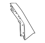 80A839903B5FQ - Body: Rear Molding for Audi: Q5, Q5 PHEV, SQ5 Image