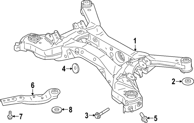 552278J00B - Suspension: Suspension Cross-member Adjust Cam for INFINITI: QX60 Image