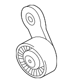 11287848607 - Cooling System: Idler Pulley for BMW: M2, M3, M4 Image