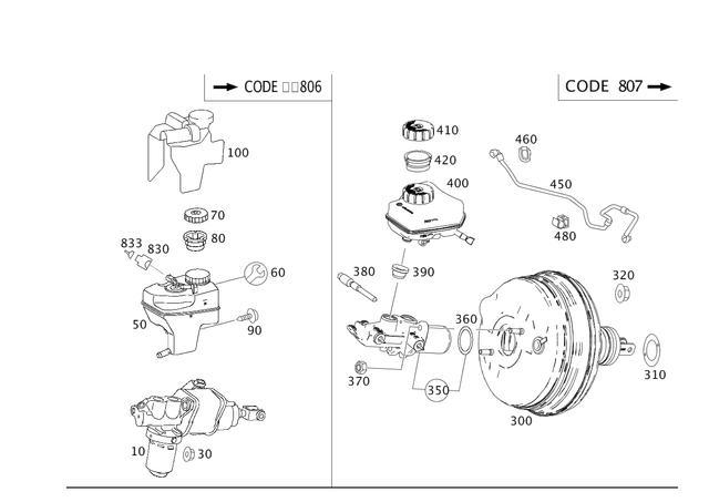 4300712 - Brakes: Operating Unit for Mercedes-Benz: CLS500, CLS55 AMG, CLS550, CLS63 AMG, E320, E500, E55 AMG, SL500, SL55 AMG, SL550, SL600, SL63 AMG, SL65 AMG Image image