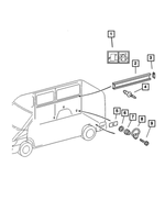 5124356AA - Interior Trim: Label for Dodge: Sprinter 2500, Sprinter 3500 Image