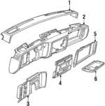 1609669 - Body: Crash Pad for GM Image