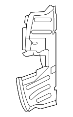 4G0121284BR - Cooling System: Duct for Audi Image