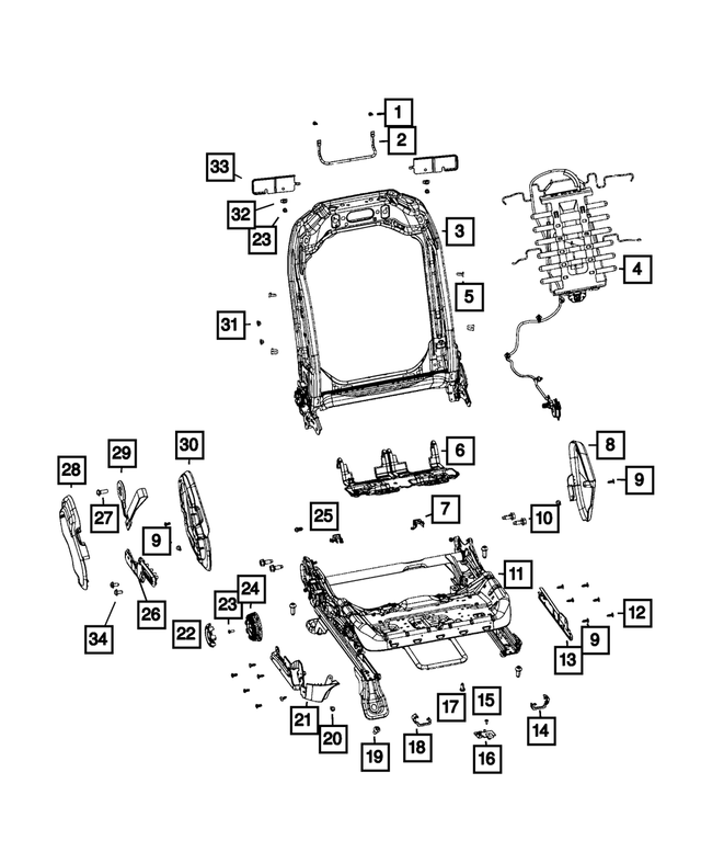 6BN68TX7AB - : Seat Adjuster Handle for Mopar Image