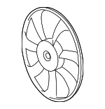 1636138120 - Cooling System: Fan Blade for Lexus: GS F, GS Turbo, GS200t, GS300, IS F, IS200t, IS300, IS500, RC F, RC Turbo, RC200t, RC300 Image