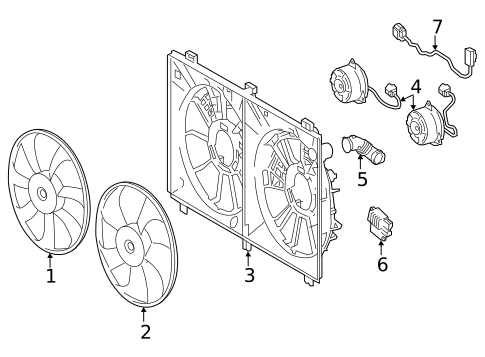 Cooling Fan for 2018 Lexus GS F #0