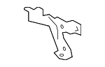 N2435315X - Body: Lower Bracket for Mazda Image