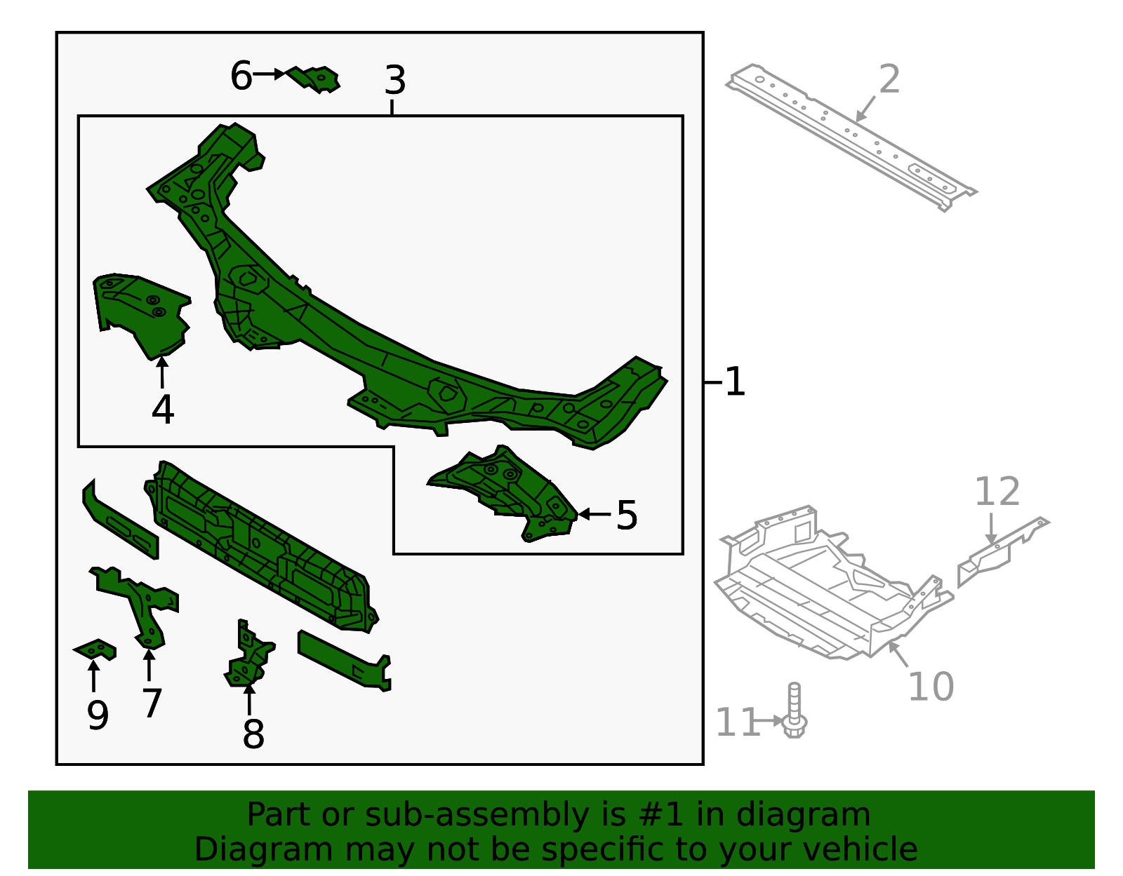 N243-53-100A - Radiator Support - 2016-2025 Mazda MX-5 Miata