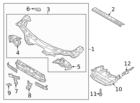Radiator Support for 2023 Mazda MX-5 Miata #0