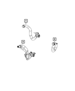 68564568AA - Cooling: Radiator Inlet Hose for Mopar Image