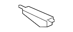 JL1Z16A455BA - Body: Running Board End Cap for Ford Image