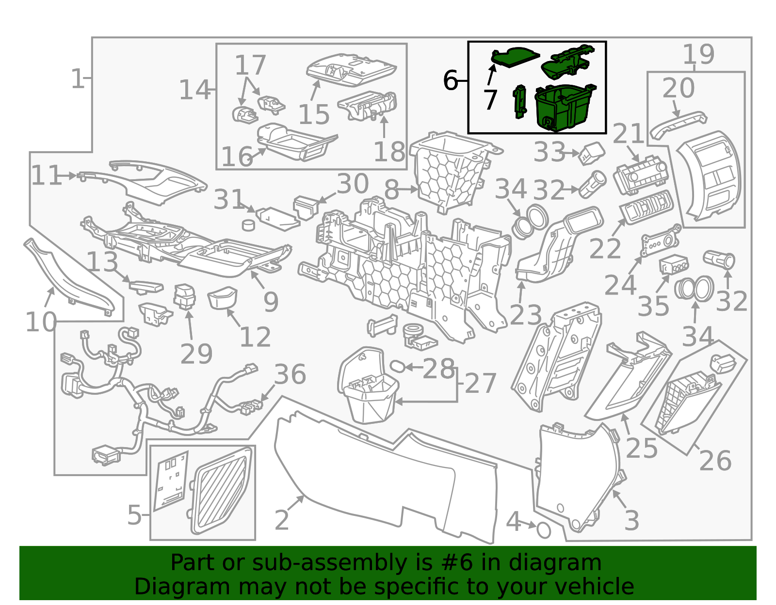 Cup Holder 20964938 | Awesome Parts GM