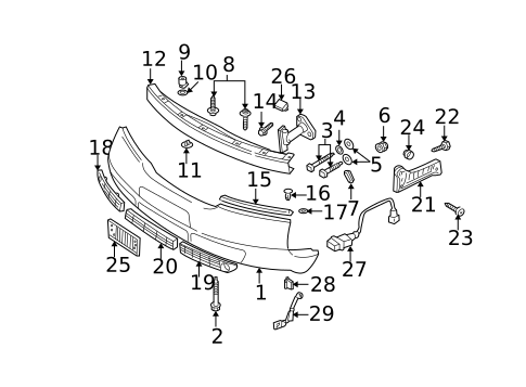 Bumper & Components - Front for 2004 Audi A6 #0