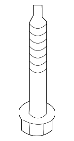 4B08071199B - Body: Bumper Cover Lower Bolt for Audi: A6, A6 Quattro, S6 Image