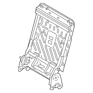 FU5Z96613A38M - Body: Seat Back Frame for Ford Image