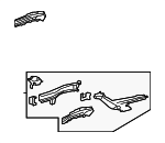 571020T012 - Body: Rail Assembly for Toyota: Venza Image