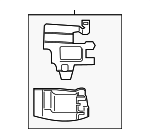 99140S2010 - : 2019-2020 Hyundai Santa Fe - Blind Spot Radar for Hyundai: Santa Fe Image