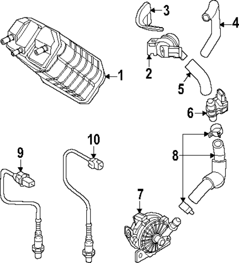 Emission Components for 2025 Kia Carnival #0