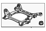 7L0499030T - Suspension: Suspension Cross-member for Audi Image