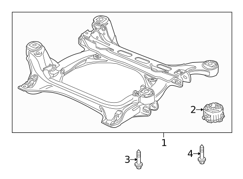 Suspension Mounting for 2008 Audi Q7 #1