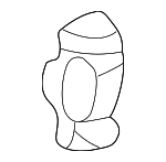 72175SH3901 - Body: Control Rod Holder for Honda: Accord, Civic, Civic del Sol, CR-V, Fit, Odyssey Image