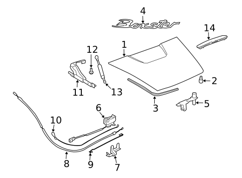 Lid & Components for 2024 Porsche 718 Cayman #0
