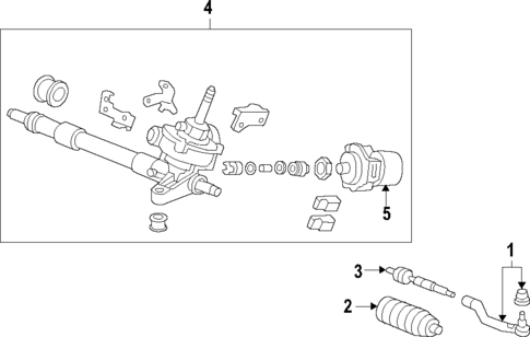 Steering Gear & Linkage for 2013 Honda Civic #1