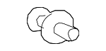 90467A0051 - Body: Upper Center Pillar Trim Fastener for Toyota Image