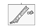 6222048230C2 - Body: Windshield Pillar Trim for Toyota: Venza Image