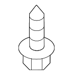 90167A0015 - Body: Front Cup-holder Screw for Toyota: Sequoia, Sienna Image