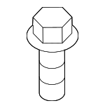 9015950327 - Body: Front Console Screw for Scion: xB | Toyota: 4Runner, bZ4X, Camry, Corolla, Corolla Cross, Crown, Crown Signia, Grand Highlander, Highlander, Land Cruiser, Mirai, Prius, Prius C, Prius Prime, Sequoia, Sienna, Tacoma, Tundra Image