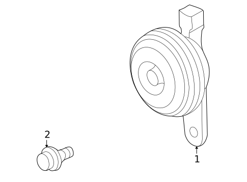 Horn for 2002 Honda Insight #0