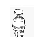 4436022170 - Steering: Reservoir for Lexus: GS400, GS430, LS430, SC430 Image