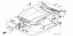 90101SNZM00 - Body/Air Conditioning: BOLT-WASHER (6X16) for Acura Image