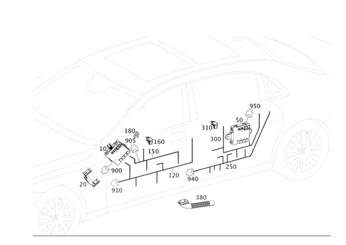 Door Wiring Harness and Door Control Module for 2017 Mercedes-Benz Maybach S550 #0