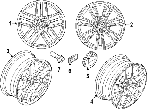 Wheels & Trim for 2025 BMW 540i xDrive #1