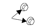 11089471 - Body: Inner Bracket Nut for Saab Image