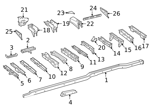 Frame & Components for 2019 Mercedes-Benz Sprinter 4500 #0