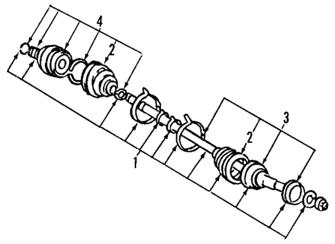 Axle Shafts & Joints for 1986 Dodge Colt #0