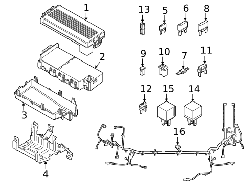 Fuse & Relay for 2009 Ford Taurus #0