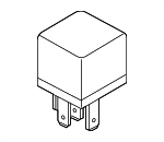 RLY2 - Electrical: Motorcraftâ„¢ Relay for Ford: Edge, Escape, Expedition, Explorer, F-150, F-250 Super Duty, F-350 Super Duty, F-450 Super Duty, Five Hundred, Flex, Fusion, Mustang, Police Interceptor Sedan, Police Interceptor Utility, Police Responder Hybrid, Ranger, Special Service Police Sedan, SSV Plug-In Hybrid, Taurus | Lincoln: MKS, MKT, MKX, MKZ, Navigator, Zephyr | Mercury: Mariner, Milan, Montego Image