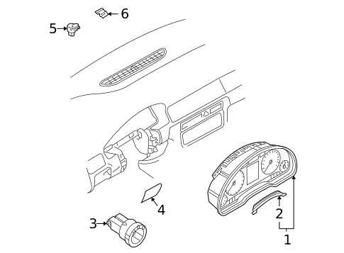 Automatic Temperature Controls for 2004 Audi A4 Quattro #1