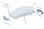 1778100604 - Outside Attachment Parts: Mercedes Star for Mercedes-Benz: 180A, 220a, A220, CLA250, CLA35 AMG, CLA45 AMG, CLA45 AMG S, GLB250, GLB35 AMG Image