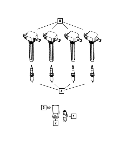 Ignition - Spark Plugs, Cables, Coils, and Glow Plugs for 2016 Jeep Renegade #0