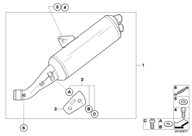 18127712813 - : Heat Protection for BMW-Motorrad Image